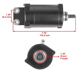 Caltric Starter and Clutch Bearing for Yamaha VX1100 Waverunner VX V1 Sport 2005-2015