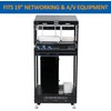 10U Open Frame Rack for Servers & AV Gear -