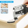 129Pcs Oscillating Multitool Sanding Pad Kit, Universal Finger Sanding Pads