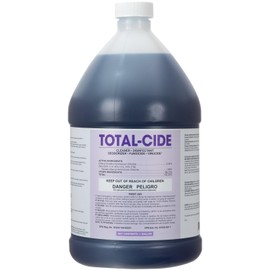 ForPro Total-Cide Disinfectant Solution, 2X Concentrated Formula, Hospital Grade Sanitizer & All Purpose Cleaner, 1 Gallon (128 Fl Oz)