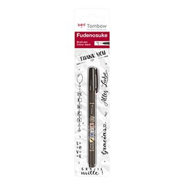 Tombow WS-BS-1P Fudenosuke Soft Tip Brush Pen - Black