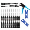 iSunergy Solar Panel Crimping Tool,Crimping Tool Kit with 10PCS Connectors