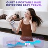 Hair Dryer, 150000 RPM Ionic Hair Dryer Portable Lightweight Blow