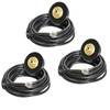 3Pack NMO Mount Magnetic Antenna Base 5M Cable with Mini-UHF