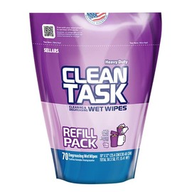 Sellars 90174 Clean Task Cleaning & Degreasing Wet Wipes Refill