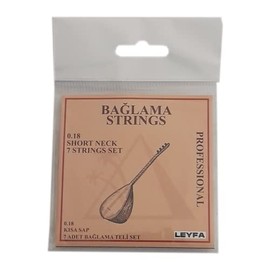 LEYFA Saz Baglama Strings for Turkish Short Neck Baglama Professional Strings with 3 Tezene Picks