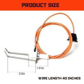 NPSNGSJY 62-24141-04 Direct Spark Furnace Igniter Compatible with Rheem HVAC Furnace 1-15/16 Inch Tip x 40 Inch Wire