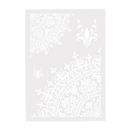 AIMALL A4 DIY Craft Mandala Stencils Template for Walls Painting Scrapbooking Stamping – Durable Reusable Plastic for DIY Crafting, Wall Painting, Scrapbooking, and Stamping, 11.6" x 8.3"