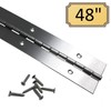 Heavy Duty 2" x 48" 201 Stainless Steel Piano Hinge