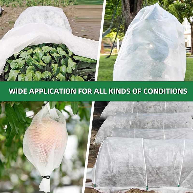 NANYEZH Plant Covers Freeze Protection, 10 ft x 30 ft