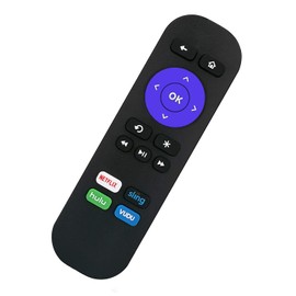 Remote Control Replaced for Roku 1 2 3 4 HD LT XS XD Roku Express 3900R Premiere 4620XB 4210XB 3900R 2500R 2700R 2450XB w/Channel Shortcut Buttons, NOT Support for Any Roku Stick or Roku TV