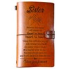 Aremdys Sister Gifts from Sister Leather Journal, Valentines Day Gifts