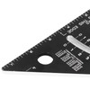 Woodworking Triangle Ruler Aluminum Alloy Accurate Laser Scale Triangle Ruler