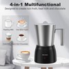 Secura Detachable Milk Frother and Steamer, 17oz Electric Milk Warmer