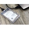 Transparent 2.5-inch HDD Case, USB 3.0 Connection, SATA Compatible, HDD/SSD,