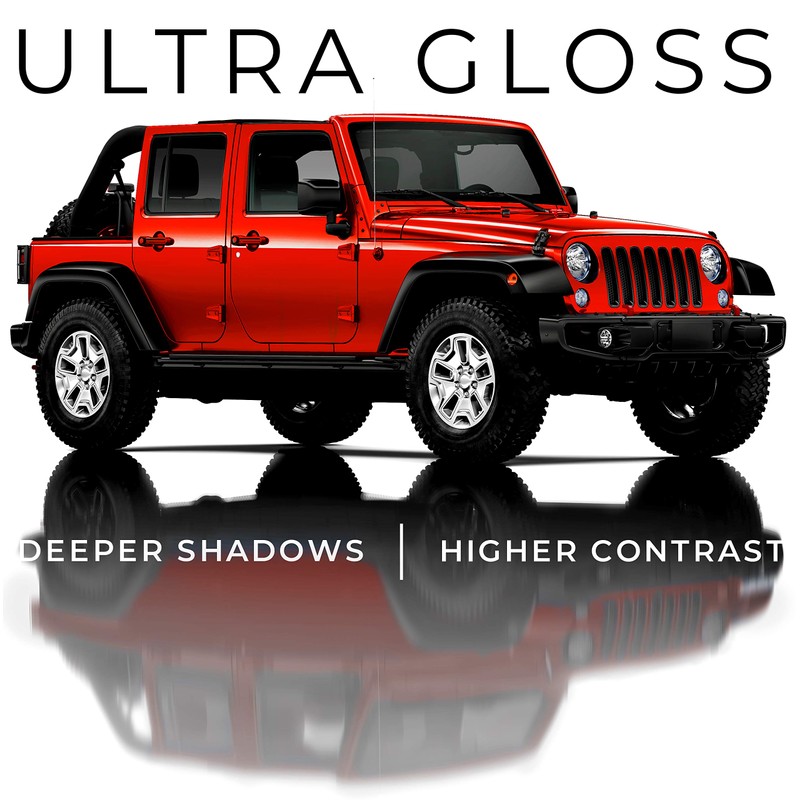 VViViD+ Ultra Gloss Racing Red Vinyl Car Wrap Premium Paint