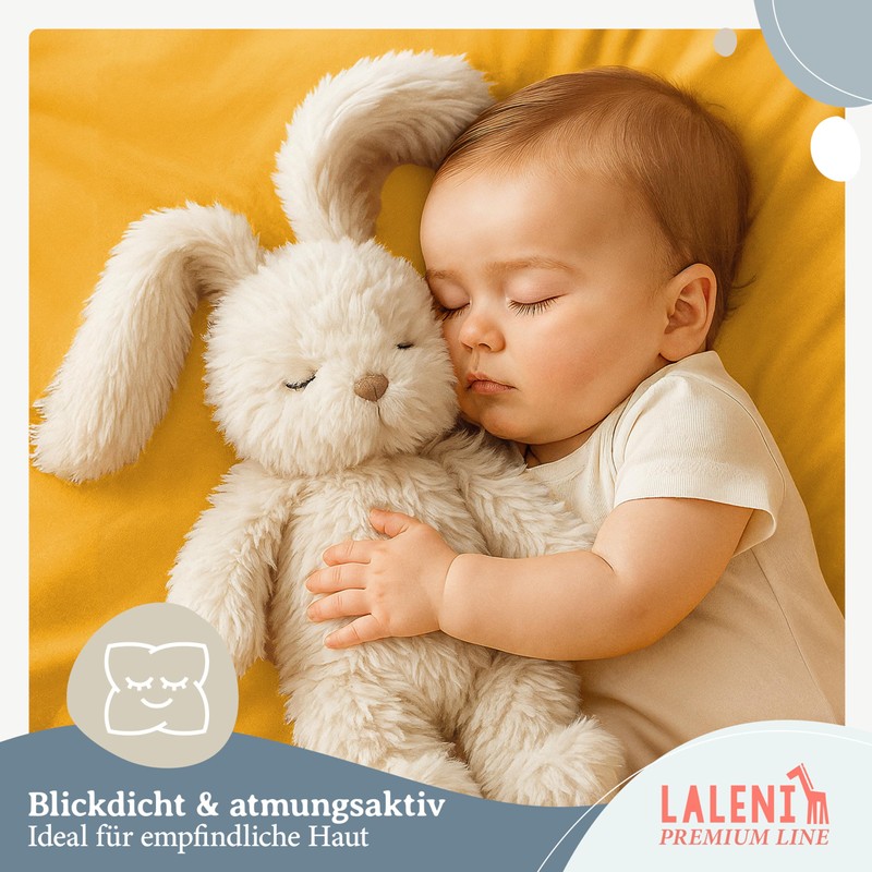 Laleni Premium fitted sheets for baby bed, breathable, 100% cotton