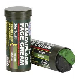 Two-Tone Camo Face Cream (Green/Black)