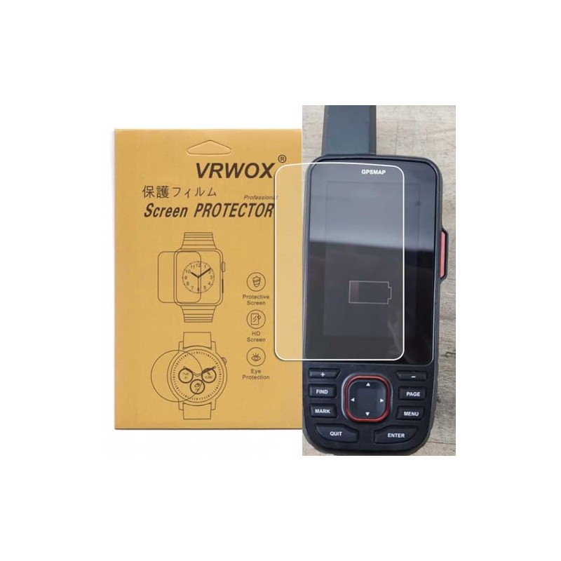 VRWOX [2-Pcs] TPU Screen Protector For GPSMAP 66i 66s 66st