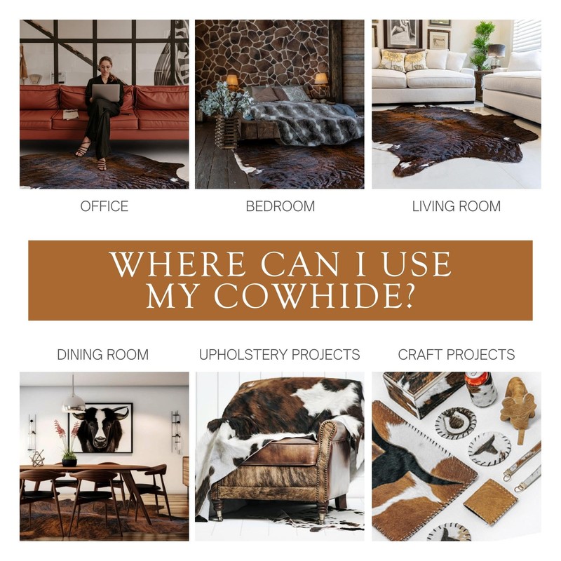 Sunshine Cowhides 100% Genuine Brindle Cowhide Rug - Modern Style