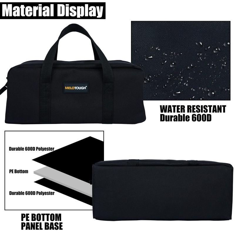 MELOTOUGH Canvas Utility Tool Tote bag Combo Kit-Includes 2 Medium