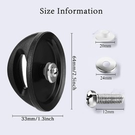 Universal Pot Lid Replacement Knob for rival crockpot Replacement Parts Pan Lid Hoding Handle Replacement Compatible with Kitchen Cookware Casserole Glass Saucepan (1 Pack)