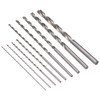 9Pcs Twist Drill Bit Extra Long High Speed Steel Drilling