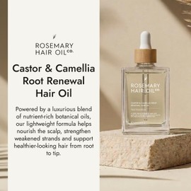 Rosemary Hair Oil Co. Castor Oil & Camellia Renewal 100ml | Hair Growth