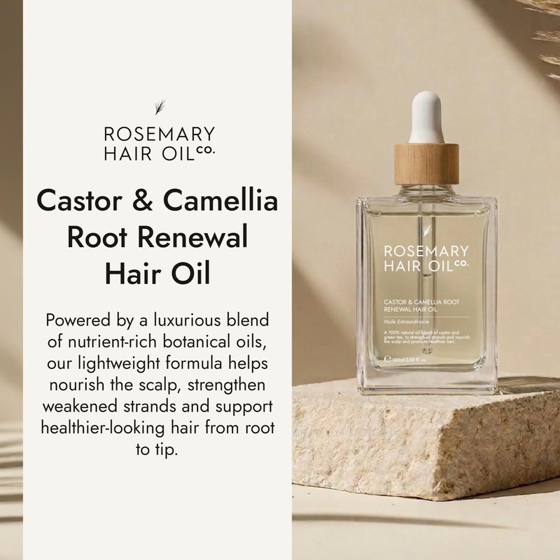 Rosemary Hair Oil Co. Castor Oil & Camellia Renewal 100ml