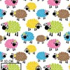 Pingianer Sheep 100% Cotton Fabric Children Sold by the Metre