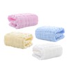 minkissy 4pcs Multi Layer Cotton Washcloths Soft Hand Towels for