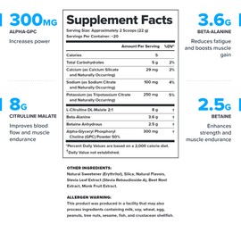 LEGION Pulse Pre Workout Supplement - All Natural Nitric Oxide Preworkout Drink to Boost Energy, Creatine Free, Naturally Sweetened, Beta Alanine, Citrulline, Alpha GPC (Caffeine Free Sour Candy)