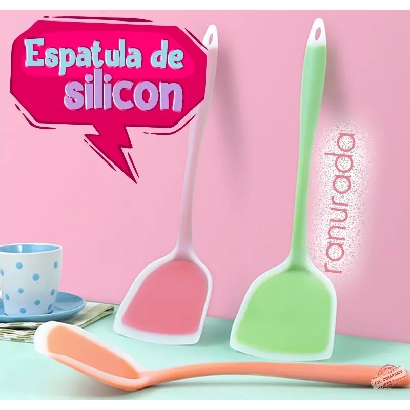 J.H. Company Volteador Espatula Silicon Utensilio Antiadherente 9787