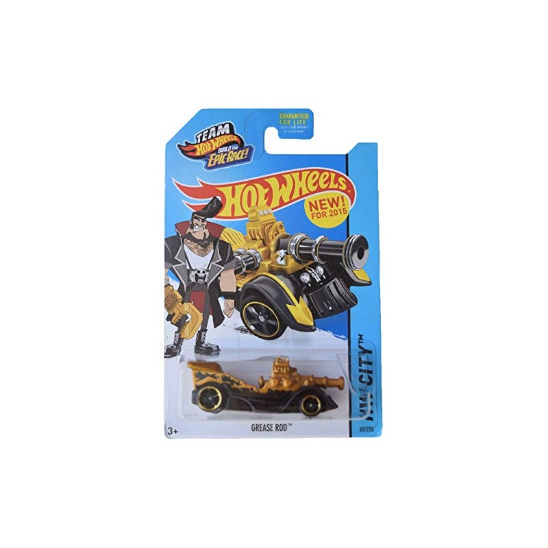 DieCast Hotwheels Grease Rod, City 60/250 Gold