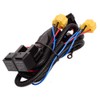 YUNPICAR Universal Fog Lamp Wiring, Relay Harness, Rocker Switch, 12