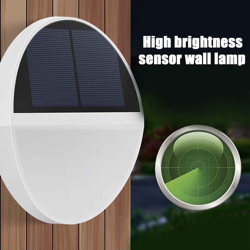 159LED Solar Wall Light IP65 Waterproof Solar Charging Induction Outdoor