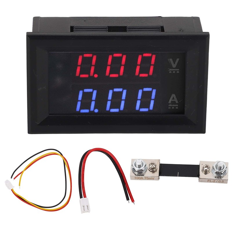 Voltage Current Meter Digital Voltmeter Ammeter Volt Tester Amp Detector