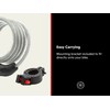 Schwinn Bike Combination Cable Lock, 6 ft x 12 mm,