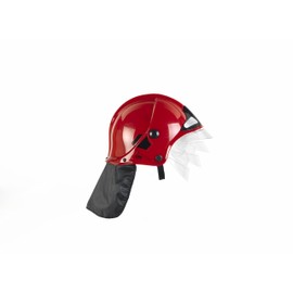 Theo Klein Fire Engine Helmet with Visor, red
