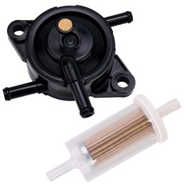 Fuel Pump with Filter for Kawasaki, Lawn Mower Fuel Pump & Filter Replacement Compatible with Kawasaki FR691V FR541V FR600V FR651V #49040-7008 49040-0770