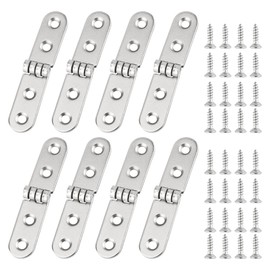 8 Pieces Hinges Folding Folding Hinges for Cabinet Doors Door Hinges Iron Furniture Hinge Suitable for The Manufacture of Furniture The Installation of Doors and Windows