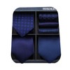 HISDERN Men Ties Set 3 PCS Classic Woven Necktie with