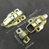 4 Pcs Antique Wooden Box Hinges and Latches,Toggle Atch, Jewelry