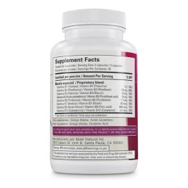 Complejo B con Ginkgo Biloba Betel Natural de 90 Cápsulas
