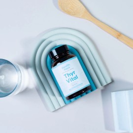 Suplemento Apoyo Tiroides Con L-tirosina, Yodo 60 Cáps Hh Sabor Sin sabor