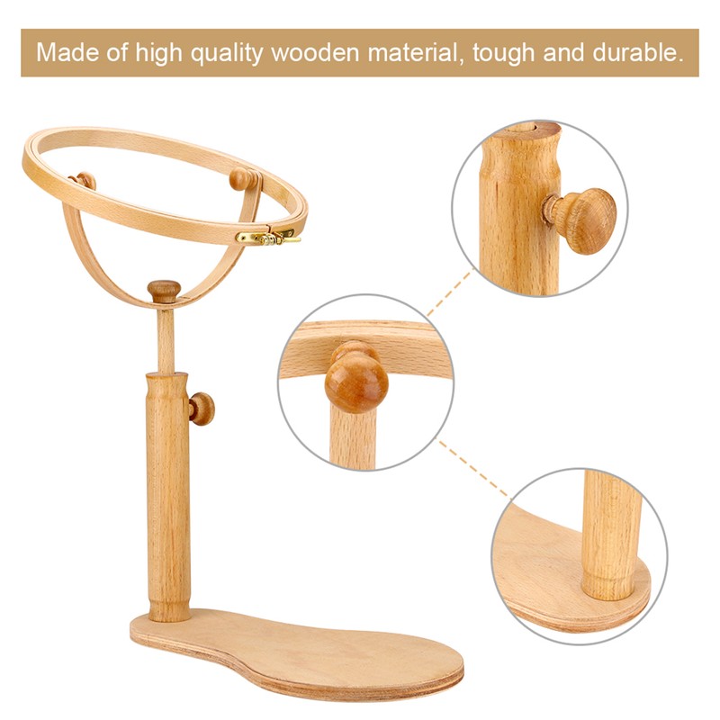 Embroidery Stand Hoop Wood Embroidery & Cross Stitch Hoop Ring