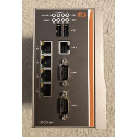 AxiomTek rBOX104 Fanless Industrial Embedded PC With 4x POE Ethernet Ports