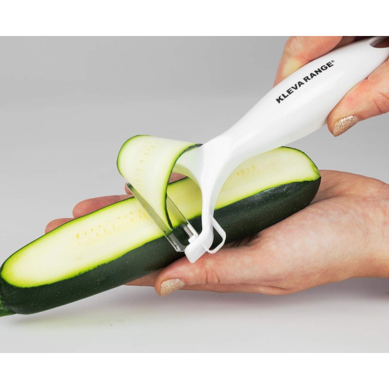 Kleva Range Precision Peeler with Double Blade Action. Vegetable Peeler