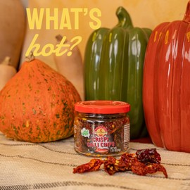 TUTTOCALABRIA Crisp Chili Chips (Mild) Madewith Sweet Pepper Dry, without Oil, Madewith Sweet Calabrian peppers, Produc of Italy, 1.05oz (30g)