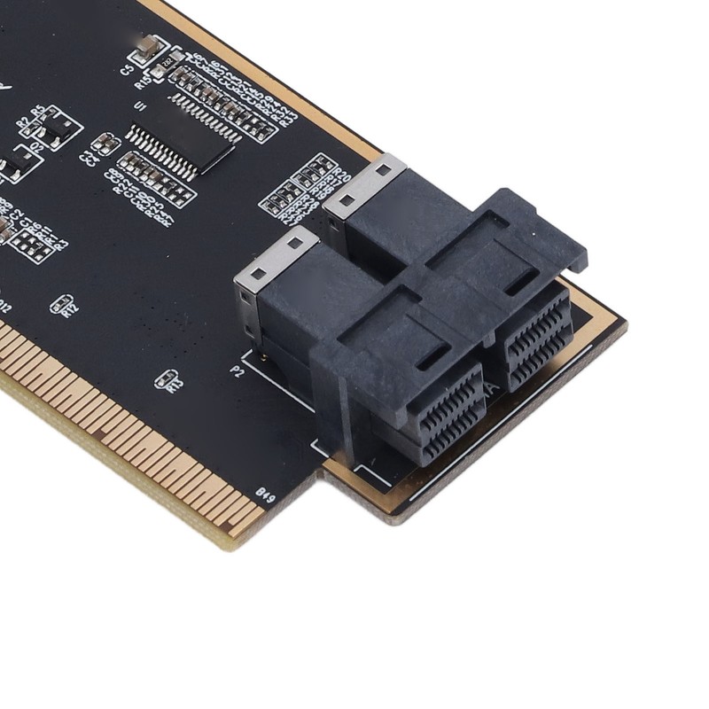 PCIe3.0 X8 to U.2 Adapter Card 64Gbps High Speed PCI